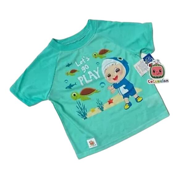 Baby Shark toddlers Size 5 T pajamas set 2 pcs Cocomelon sleepwear green New - Picture 6 of 7